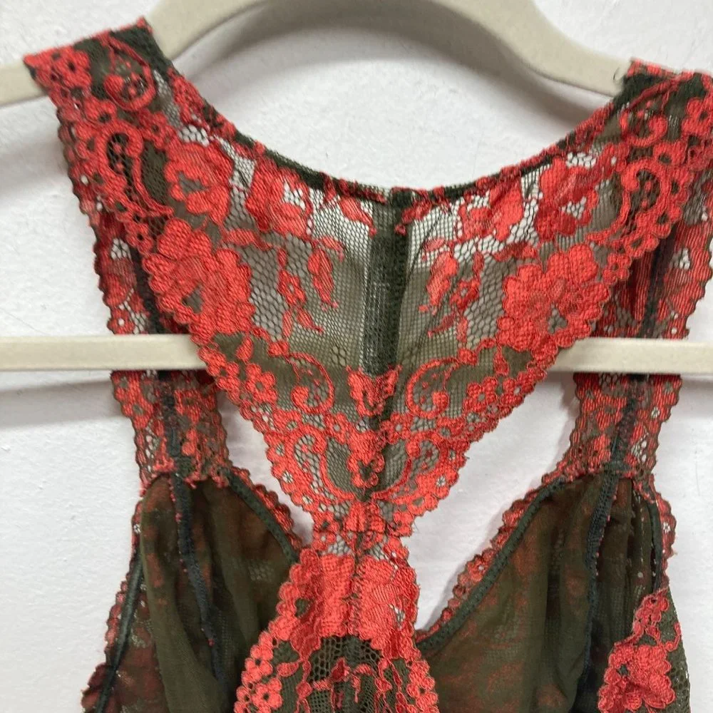 Free People Wild Roses Galloon Racerback small - Picture 5 of 7